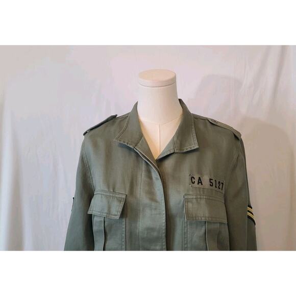 New Rails Womens Designer Sage Green Rowen Military Button Up Jacket XS - Picture 4 of 7